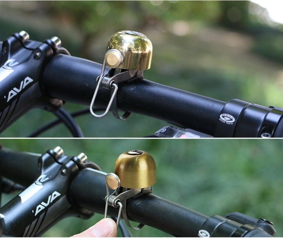 Premium Stainless Steel Bicycle Bell with Crisp Sound