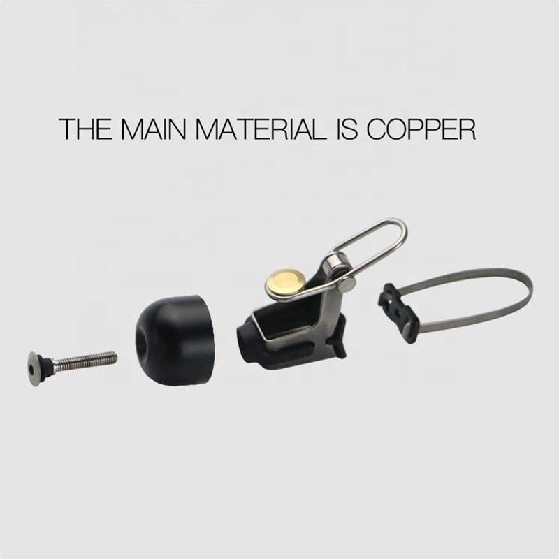 Premium Stainless Steel Bicycle Bell with Crisp Sound