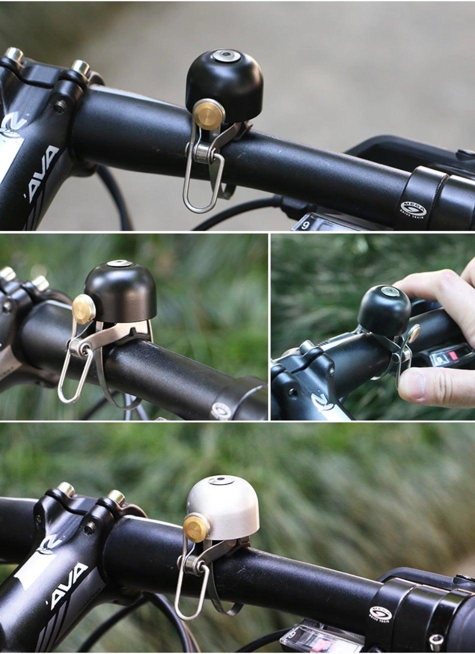 Premium Stainless Steel Bicycle Bell with Crisp Sound