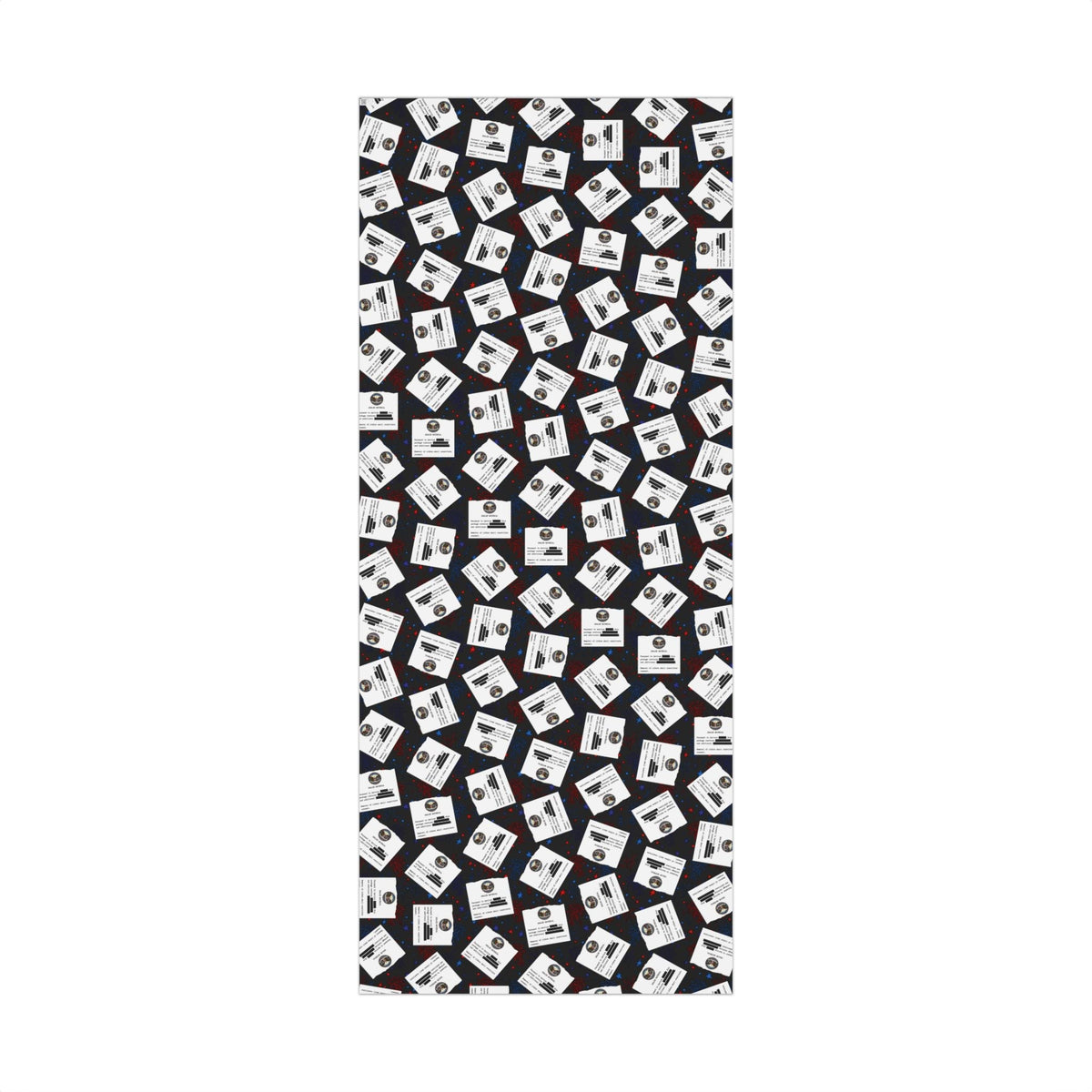 Classified Celebration Gift Wrap – Patriotic Fireworks Design