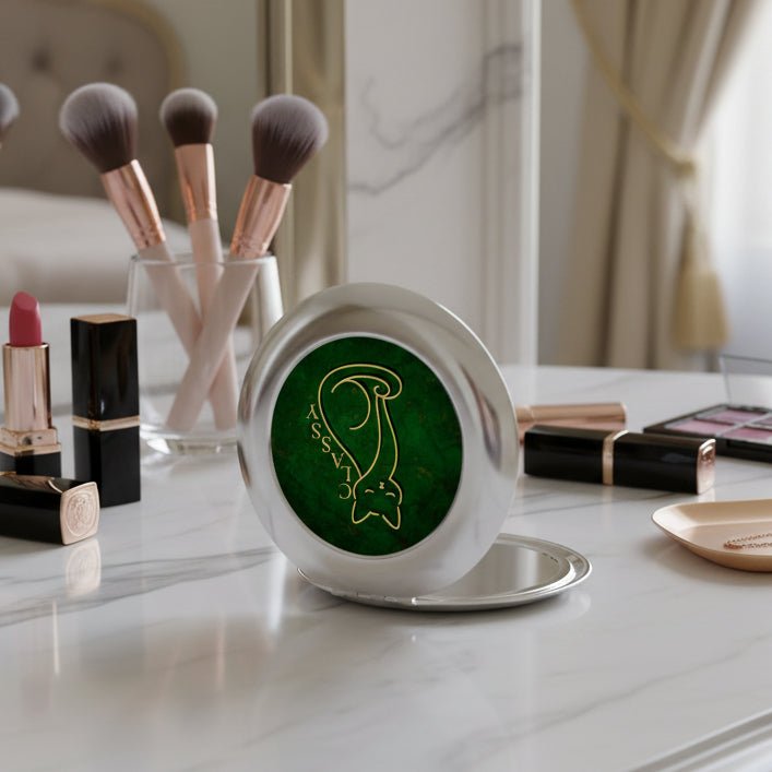 Classy Cat One-Line Compact Mirror