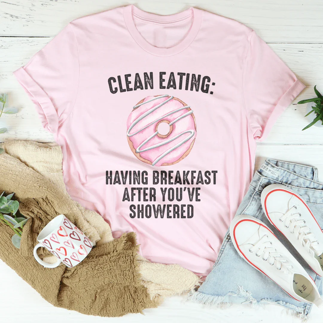 Camiseta de alimentación limpia