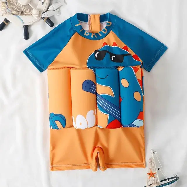 Maillot de bain une pièce flottant à imprimé cartoon
