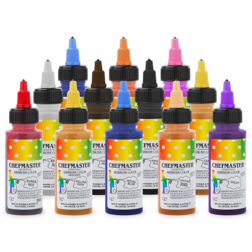 Colores para Aerógrafo Chefmaster - Colorante Alimentario Premium