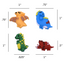 Cute Dinosaur Sugar Toppers for Cakes and Cupcakes