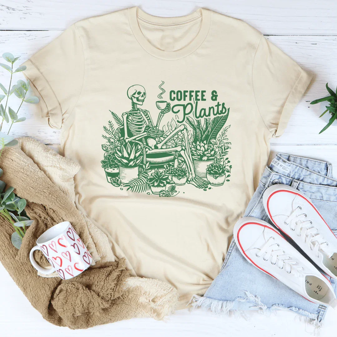 Coffee and Plants Women's T-Shirt