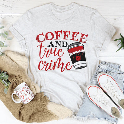 Camiseta de Café y Crimen Verdadero