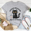 Café Porque Asesinar Está Mal Camiseta de Gato Negro