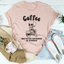 Camiseta "Café porque asesinar está mal"