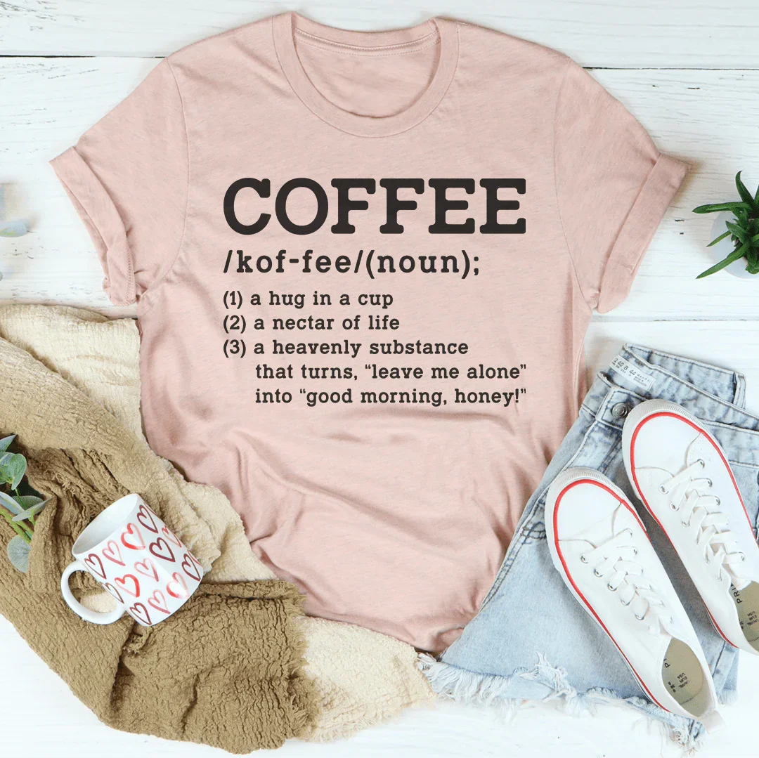 Camiseta Definición de Café