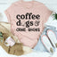 Sassy Coffee, Dogs & Crime Shows T-Shirt - Korvel