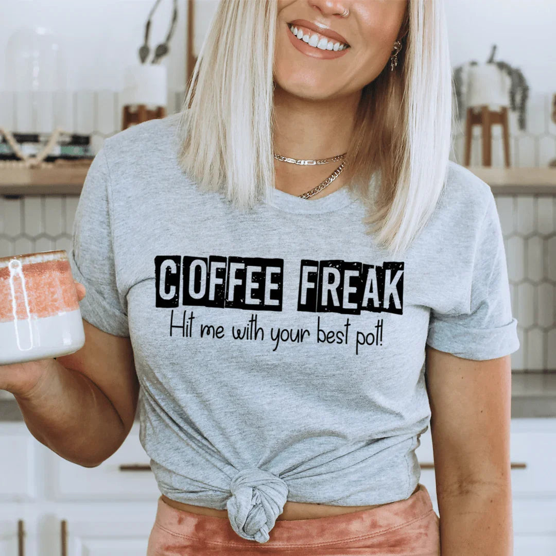 T-shirt Coffee Freak - Célébrez votre amour pour le café
