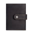Coin Purse Metal Card Case Leather Card Sleeve ID Sleeve Leather Credit Card Holder - Korvel
