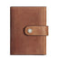 Coin Purse Metal Card Case Leather Card Sleeve ID Sleeve Leather Credit Card Holder - Korvel