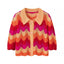 Ensemble de chemise et jupe en tricot rayé élégant