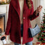 Collar woolen plaid coat with slim fit temperament - Korvel