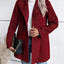 Collar woolen plaid coat with slim fit temperament - Korvel