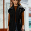 Collared Neck Button Up Vest Coat - Korvel