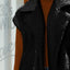 Collared Neck Button Up Vest Coat - Korvel