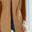 Collared Neck Button Up Vest Coat - Korvel