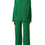 Collared Neck Long Sleeve Top and Pants Lounge Set - Korvel