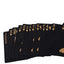 Color Black Gold Waterproof Playing Card Game