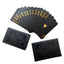 Color Black Gold Waterproof Playing Card Game