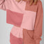 Color Block Round Neck Top and Shorts Set - Korvel