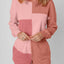 Color Block Round Neck Top and Shorts Set - Korvel