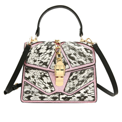 Color blocking hand-held small square bag, versatile for women, single shoulder - Korvel