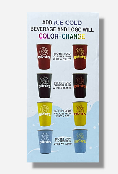 Buc-ee's Color Change Metal Pint Set