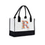 Colorblock handbag custom made to order 380g linen cotton - Korvel