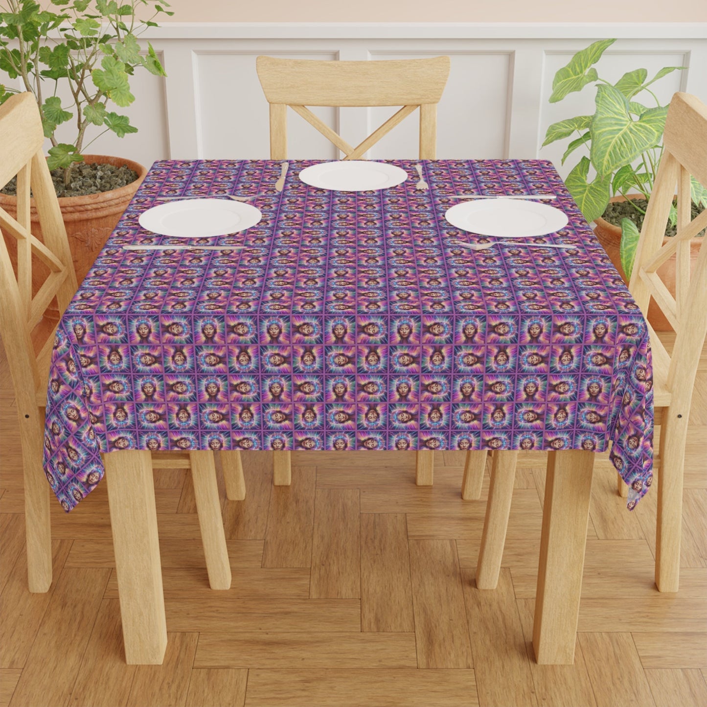 Colorful Epilepsy Awareness Tablecloth