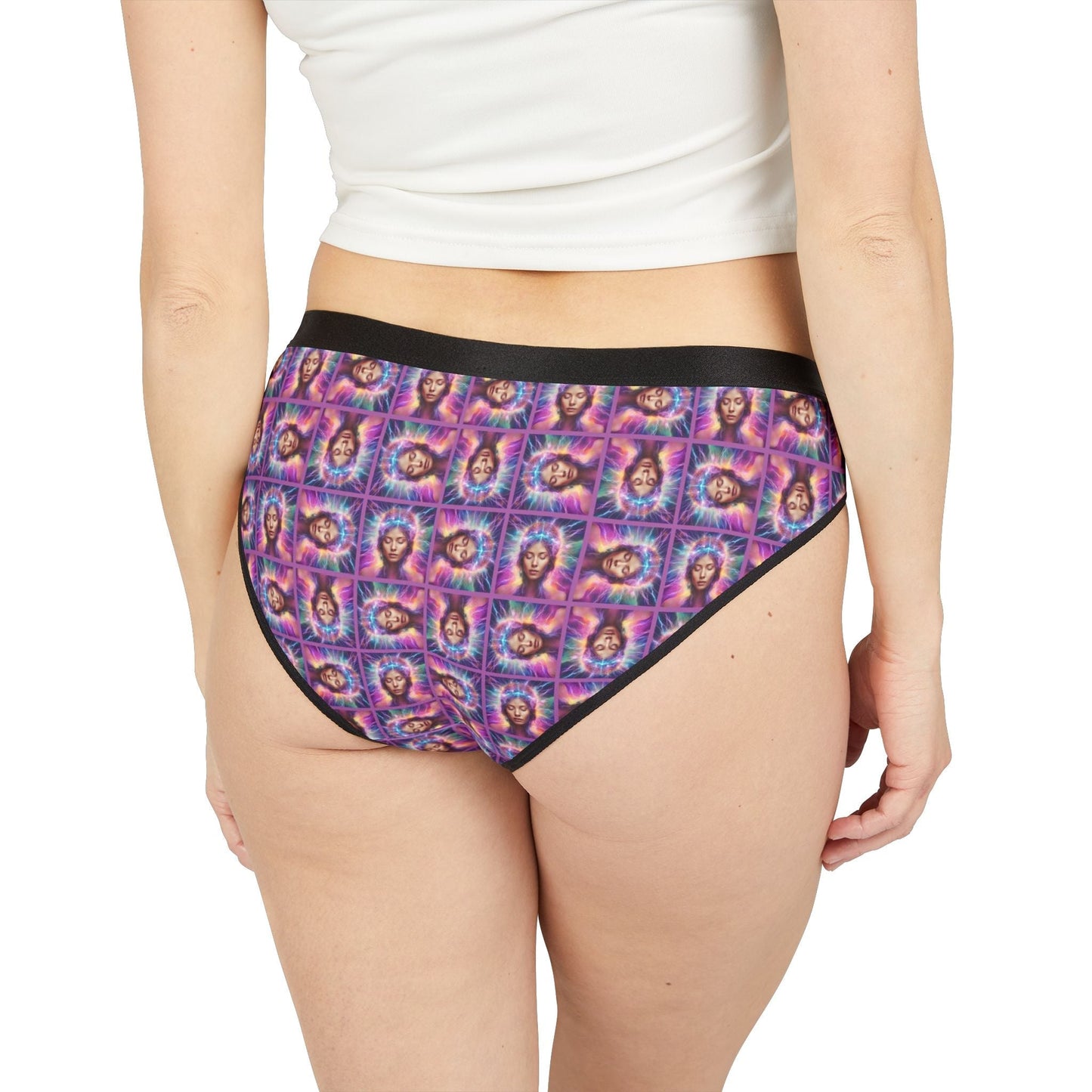Colorful Brain Epilepsy Awareness Women's Briefs