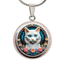 Collar de Cameo de Gato Colorido