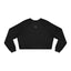 Sudadera de felpa recortada Colorful Cat Lady