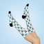 Colorful Cat Lady Cushioned Crew Socks