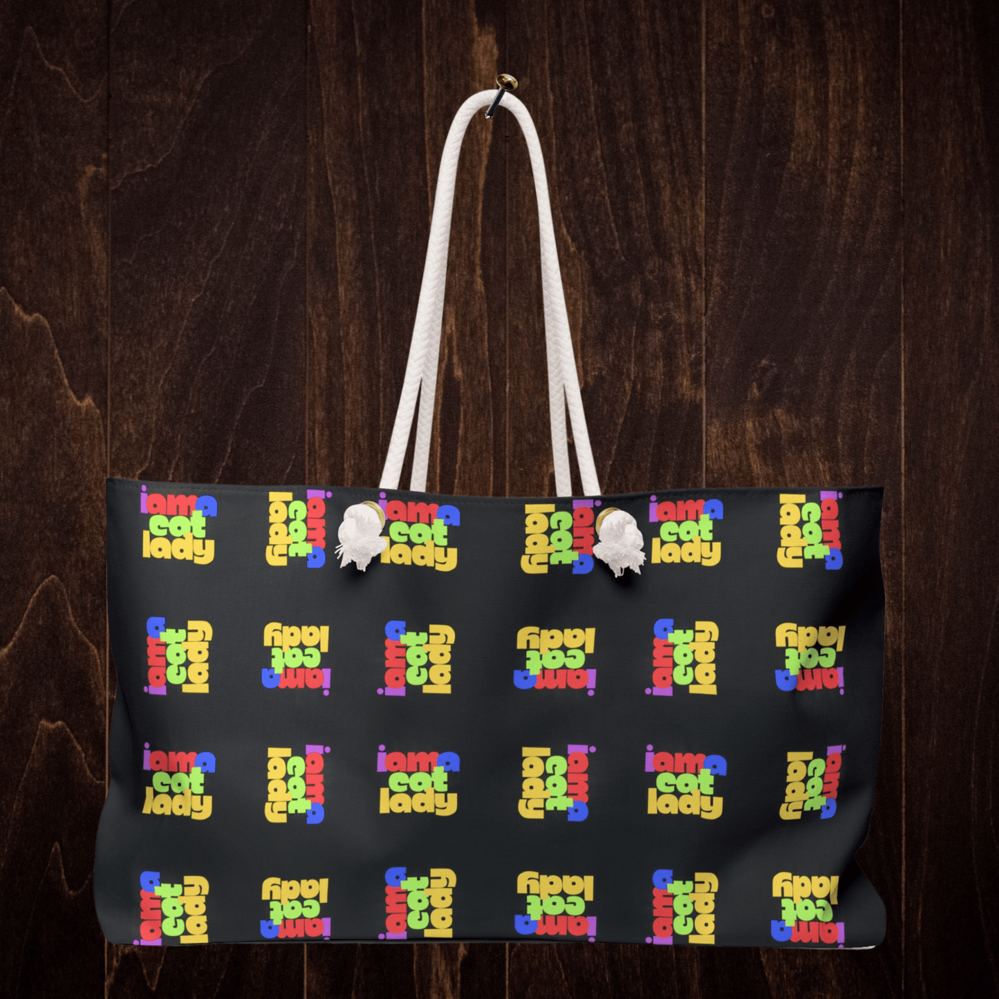 Sac de week-end Colorful Cat Lady