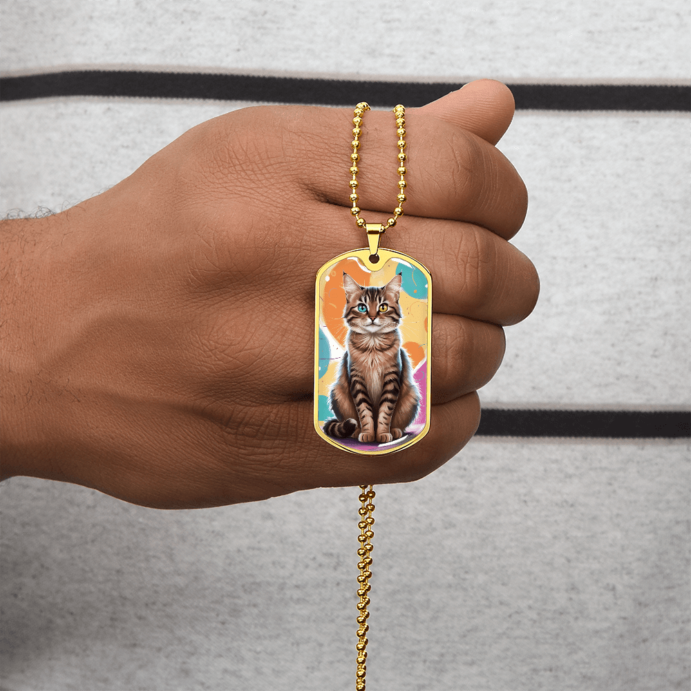Collier Colorful Kitty - Acier Chirurgical Premium