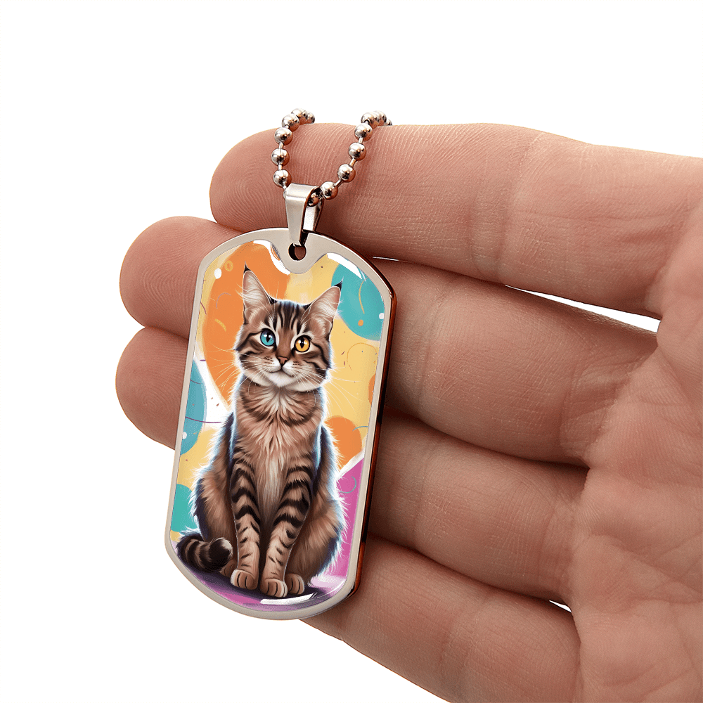 Collier Colorful Kitty - Acier Chirurgical Premium