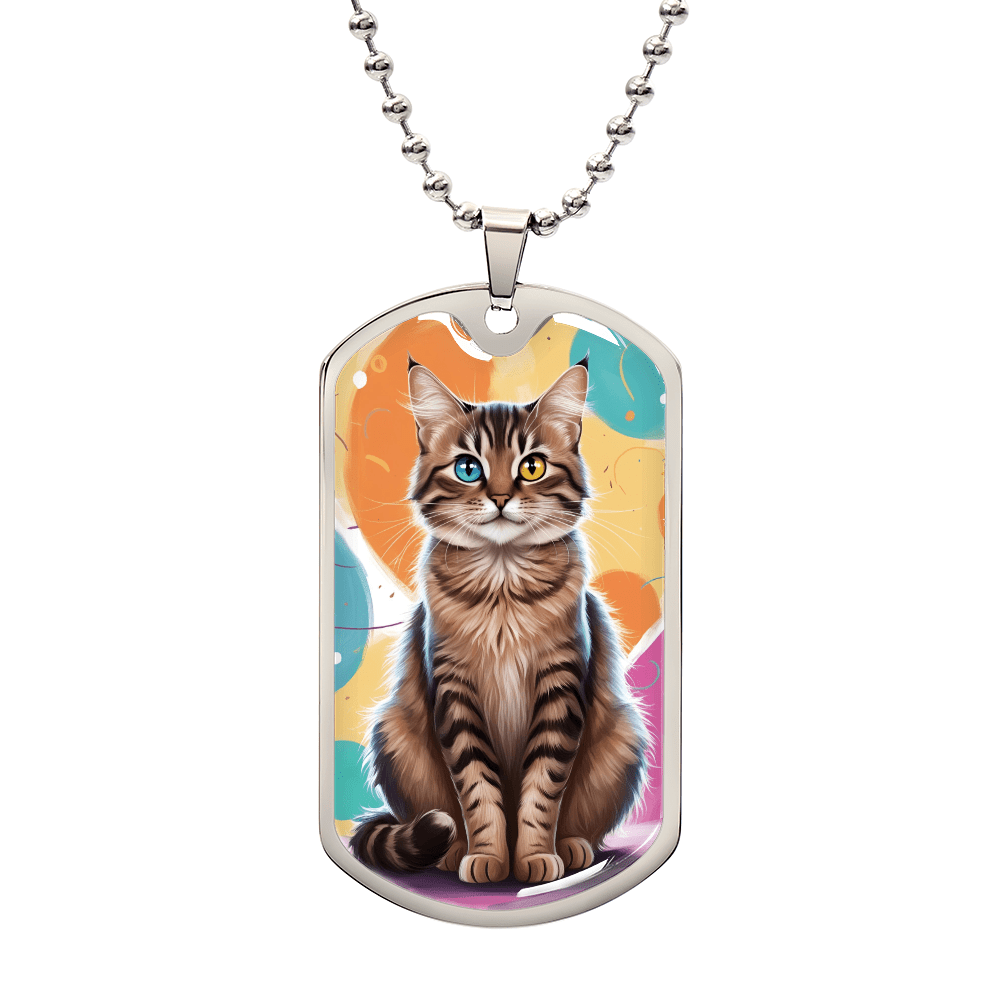 Collier Colorful Kitty - Acier Chirurgical Premium
