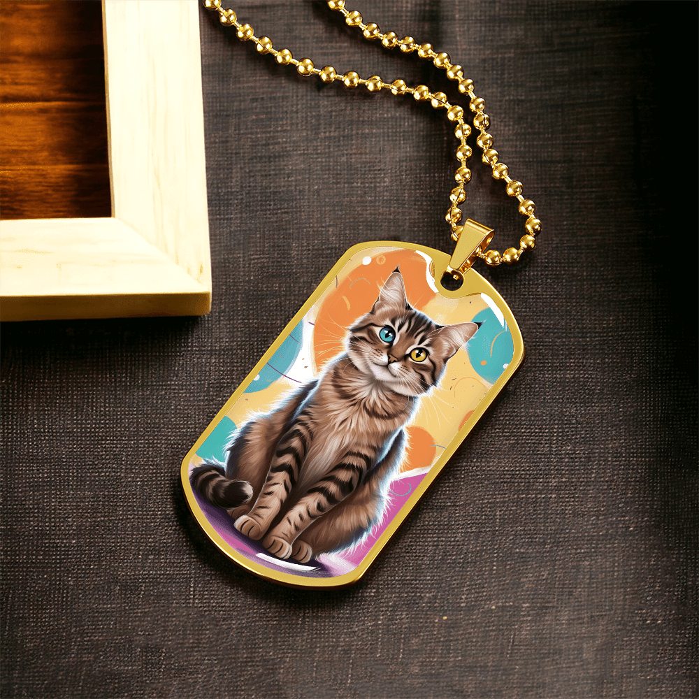 Collier Colorful Kitty - Acier Chirurgical Premium