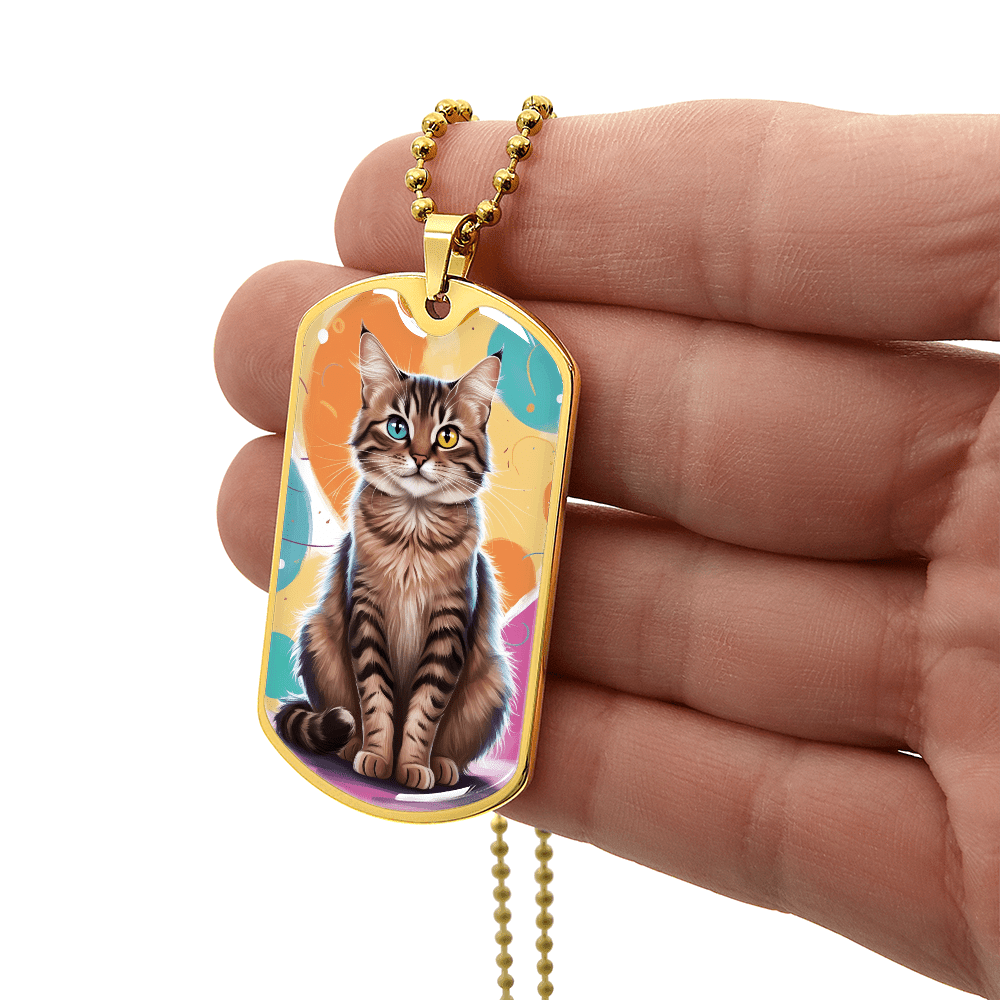 Collier Colorful Kitty - Acier Chirurgical Premium