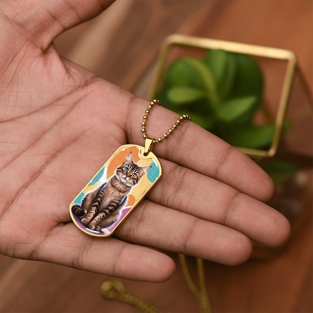 Collier Colorful Kitty - Acier Chirurgical Premium