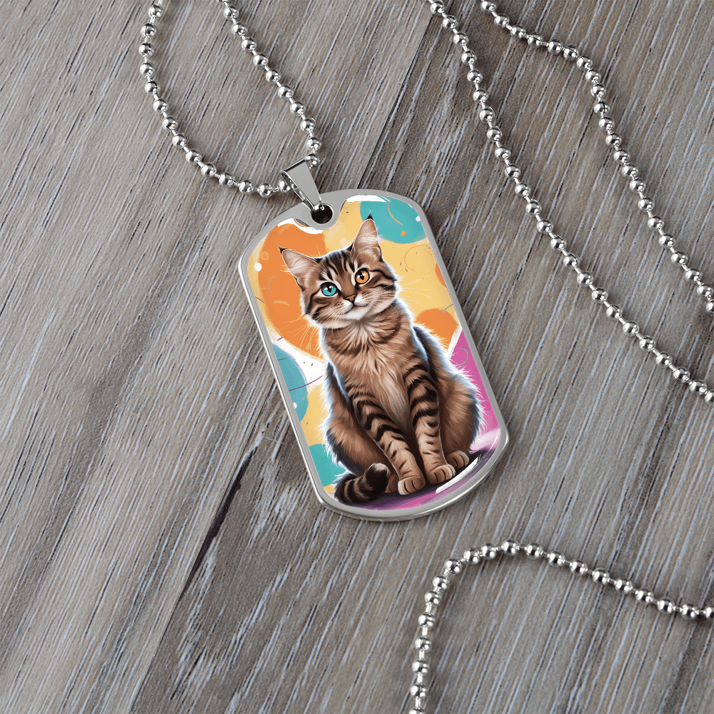 Collier Colorful Kitty - Acier Chirurgical Premium