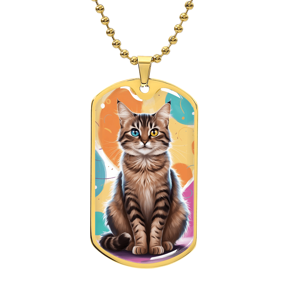 Collier Colorful Kitty - Acier Chirurgical Premium