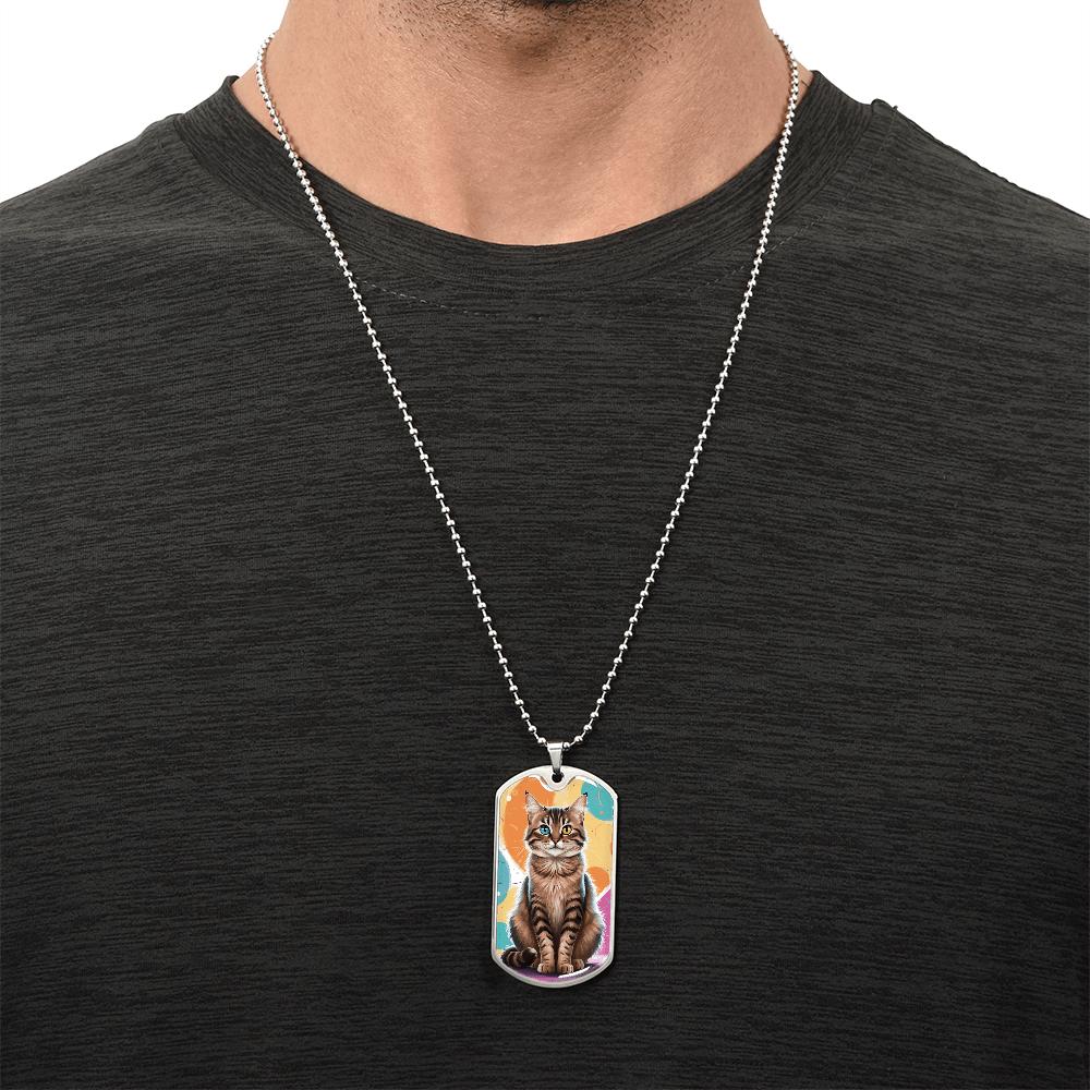 Collier Colorful Kitty - Acier Chirurgical Premium