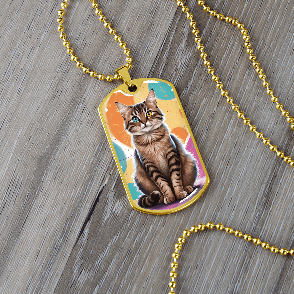 Collier Colorful Kitty - Acier Chirurgical Premium