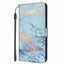 Colorful Marble Flip Leather Case for iPhone 11/12/13 Series