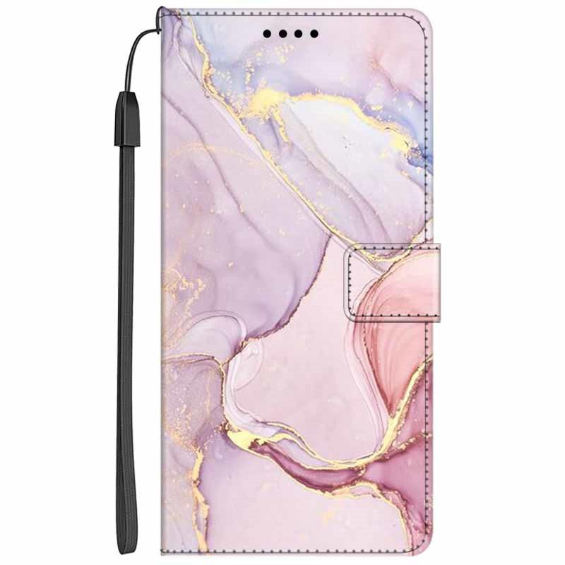 Colorful Marble Flip Leather Case for iPhone 11/12/13 Series